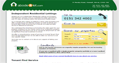 Desktop Screenshot of abode2let.com